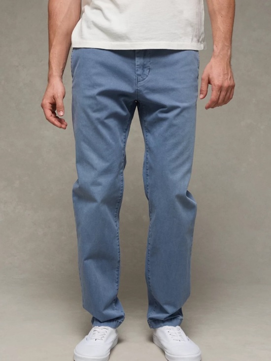 American Eagle Outfitters Other - American Eagle AE Flex Slim Straight Lived-In Khaki Pants blue gray sz 28x34
